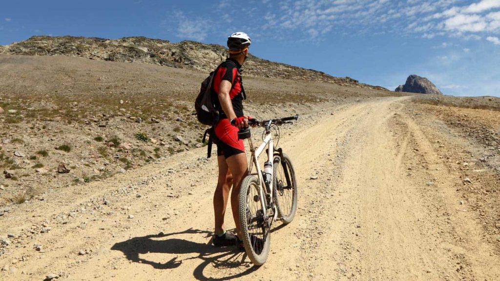 Mountainbike im Gelände